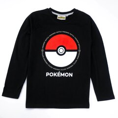 Pokemon marškinėliai vaikams Pokeball, juodi kaina ir informacija | Marškinėliai berniukams | pigu.lt