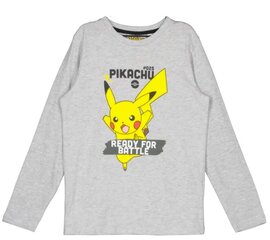 Pokemon marškinėliai vaikams Pikachu, pilki kaina ir informacija | Marškinėliai berniukams | pigu.lt