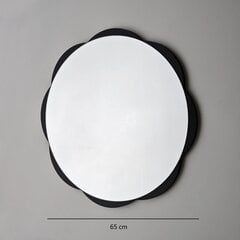 Veidrodis Asir, 65x65 cm, juodas kaina ir informacija | Veidrodžiai | pigu.lt