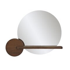Зеркало, Асир, 83х70 см, коричневое цена и информация | Зеркала | pigu.lt
