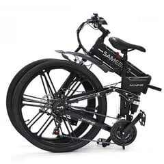 Sulankstomas kalnų dviratis SameBike LO26 II 26", juodas цена и информация | Электровелосипеды | pigu.lt