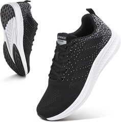 Мужская обувь SIXSPACE, черный/белый цена и информация | Кроссовки для мужчин | pigu.lt