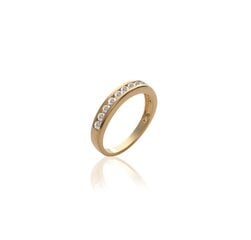 Paauksuotas žiedas Mon tresor, 16 kaina ir informacija | Žiedai | pigu.lt