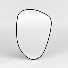 Зеркало, Асир, 91х61 см, черное цена и информация | Зеркала | pigu.lt