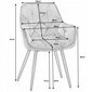 Kėdė New Home Siena, pilka kaina ir informacija | Virtuvės ir valgomojo kėdės | pigu.lt