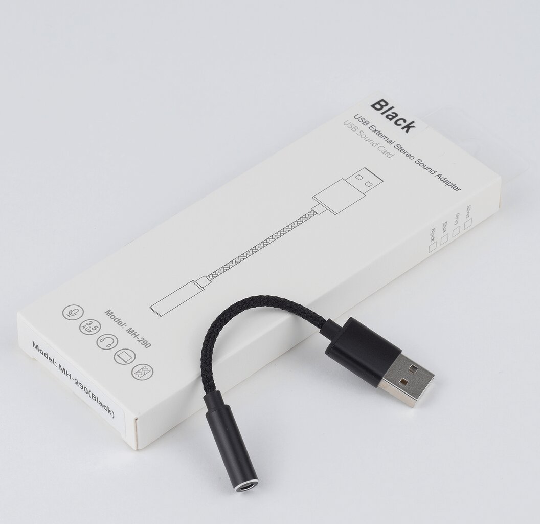 Reagle USB garso plokštė MINI JACK DAC 24 bitų 96 KHz kaina ir informacija | Garso plokštės | pigu.lt