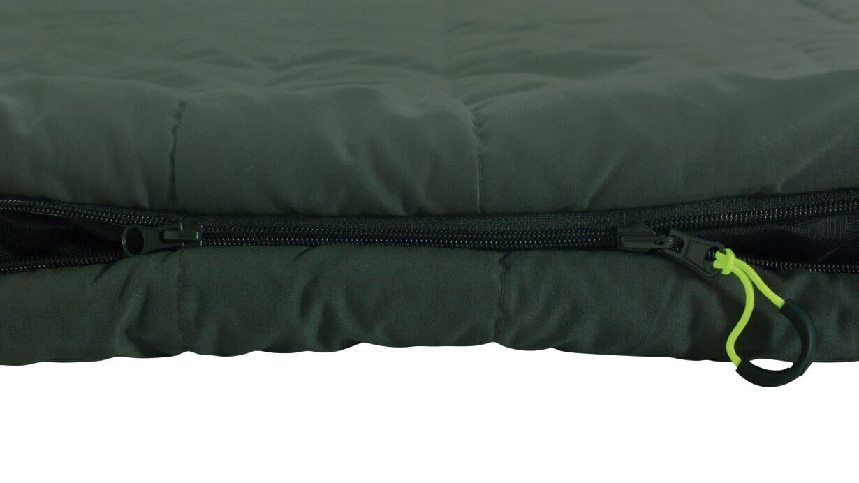 Miegmaišis Outwell Camper Lux Double, 235x150 cm, žalias kaina ir informacija | Miegmaišiai | pigu.lt