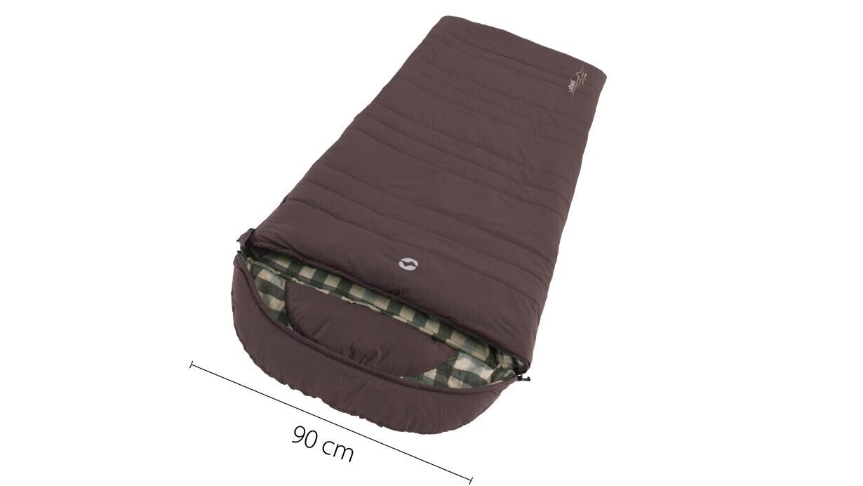 Miegmaišis Outwell Camper Supreme, 235x90 cm, rudas kaina ir informacija | Miegmaišiai | pigu.lt