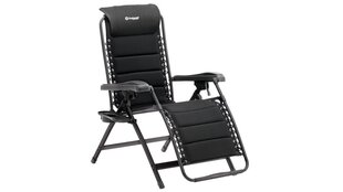 Turistinė kėdė Outwell Acadia, 69x85x100/114 cm, juoda kaina ir informacija | Turistiniai baldai | pigu.lt