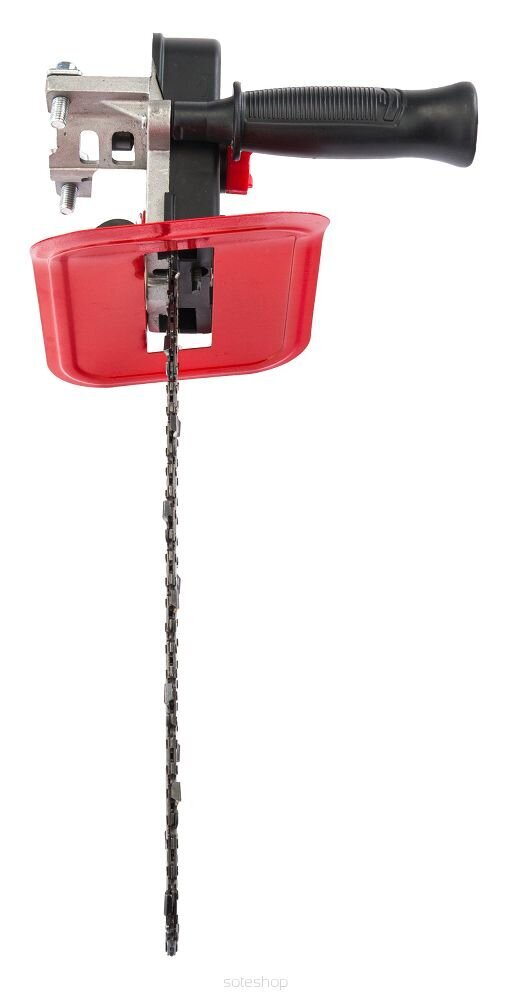 Grandininio pjūklo adapteris Red Technic kampiniam šlifuokliui su rankena kaina ir informacija | Grandininiai pjūklai | pigu.lt