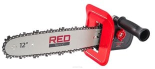 Grandininio pjūklo adapteris Red Technic kampiniam šlifuokliui su rankena цена и информация | Цепные пилы | pigu.lt