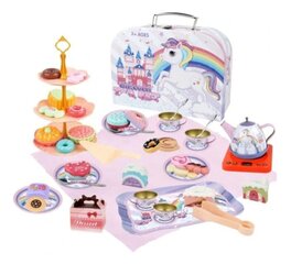 Комплект игрушечной посуды с десертами Единорог цена и информация | Игрушки для девочек | pigu.lt