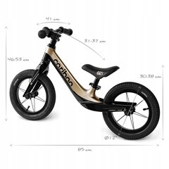 Balansinis dviratukas Cariboo Magnesium Air 12, juodas цена и информация | Балансировочные велосипеды | pigu.lt