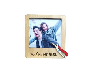 Nuotraukų rėmelis You Are My Hero 12x11,5 cm kaina ir informacija | Rėmeliai, nuotraukų albumai | pigu.lt