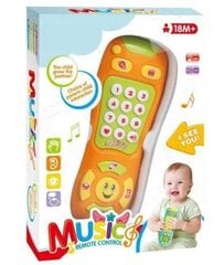 Игрушечный пульт управления телевизором, оранжевый цена и информация | Игрушки для малышей | pigu.lt