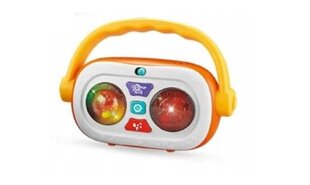 Interaktyvus magnetofonas su garsais ir LED šviesomis, oranžinis kaina ir informacija | Žaislai kūdikiams | pigu.lt