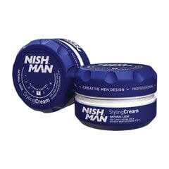 Plaukų formavimo kreminis vaškas Nishman Hair Styling Cream N.5 Medium Hold vyrams, 100 ml цена и информация | Средства для укладки волос | pigu.lt