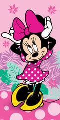 Полотенце Disney Minnie Pretty in Pink70x140 cm цена и информация | Полотенца | pigu.lt