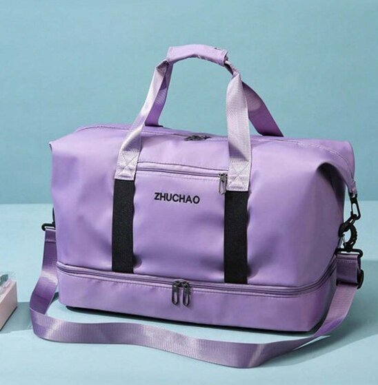 Kelioninis krepšys Zhuchao, violetinis kaina ir informacija | Lagaminai, kelioniniai krepšiai | pigu.lt