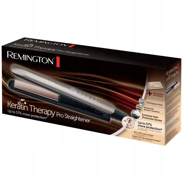 Remington Keratin Therapy Pro S8590 kaina ir informacija | Plaukų formavimo ir tiesinimo prietaisai | pigu.lt