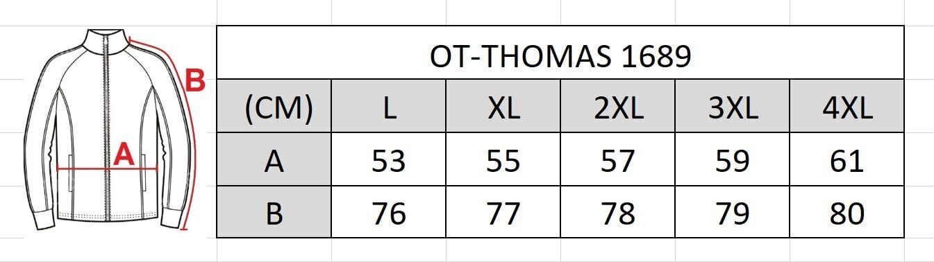 Megztinis vyrams Ot-thomas 1689, pilkas kaina ir informacija | Megztiniai vyrams | pigu.lt