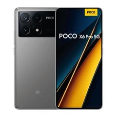 Poco X6 Pro 5G/12/512GB Grey kaina ir informacija | Мобильные телефоны | pigu.lt