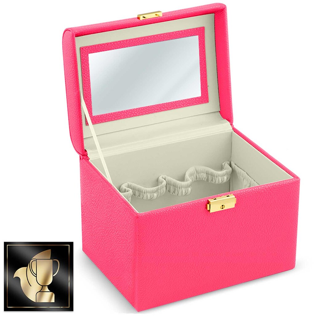 Kosmetikos lagaminas Massido MS602, rožinis kaina ir informacija | Kosmetinės, veidrodėliai | pigu.lt
