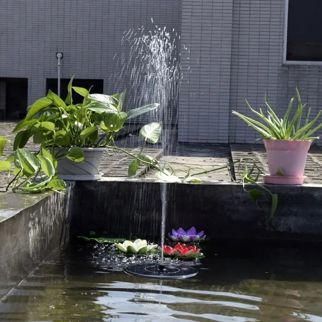 Automatinis saulės fontanas tvenkiniui Saska Garden цена и информация | Sodo dekoracijos | pigu.lt