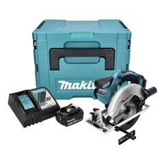 Аккумуляторная ручная дисковая пила Makita 18 В с аккумулятором цена и информация | Пилы, циркулярные станки | pigu.lt