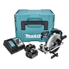 Аккумуляторная ручная дисковая пила Makita 18 В с аккумулятором цена и информация | Пилы, циркулярные станки | pigu.lt