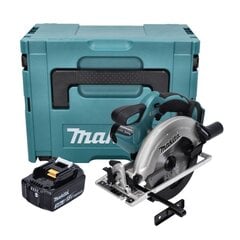 Аккумуляторная ручная дисковая пила Makita 18 В с аккумулятором цена и информация | Пилы, циркулярные станки | pigu.lt