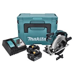 Аккумуляторная ручная дисковая пила Makita 18 В с аккумулятором цена и информация | Пилы, циркулярные станки | pigu.lt