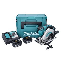 Аккумуляторная ручная дисковая пила Makita 18 В с аккумулятором цена и информация | Пилы, циркулярные станки | pigu.lt