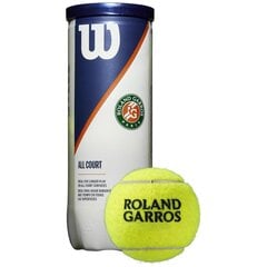 теннисный мяч, wilson roland garros, 3шт цена и информация | Товары для большого тенниса | pigu.lt