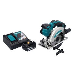 Аккумуляторная ручная дисковая пила Makita 18 В с аккумулятором цена и информация | Пилы, циркулярные станки | pigu.lt