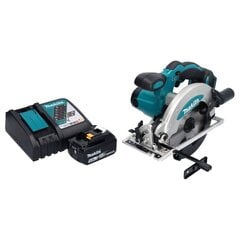 Аккумуляторная ручная дисковая пила Makita 18 В с аккумулятором цена и информация | Пилы, циркулярные станки | pigu.lt