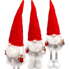 Kalėdinė dekoracija Nykštukas su sidabrinėmis žvaigždutėmis kaina ir informacija | Kalėdinės dekoracijos | pigu.lt