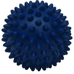 Masažinis kamuoliukas Enero Fit, 7cm, mėlynas kaina ir informacija | Masažo reikmenys | pigu.lt