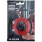 Rankų spaustukas Dunlop, 7 cm, raudonas kaina ir informacija | Masažo reikmenys | pigu.lt