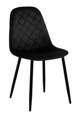 Kėdė eHokery Orlando, juoda kaina ir informacija | Virtuvės ir valgomojo kėdės | pigu.lt