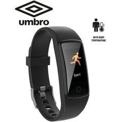 Umbro Activity Tracker Black kaina ir informacija | Išmaniosios apyrankės (fitness tracker) | pigu.lt