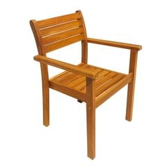 Стул Fortuna, коричневый цена и информация | Садовые стулья, кресла, пуфы | pigu.lt