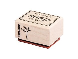 Antspaudas Handmade soap to go Rayher, 3x4cm kaina ir informacija | Kanceliarinės prekės | pigu.lt