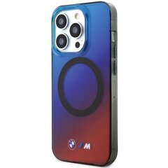 BMW BMHMP15XHTTG iPhone 15 Pro Max 6.7" czerwono-niebieski|red blue hardcase M Gradient MagSafe цена и информация | Чехлы для телефонов | pigu.lt