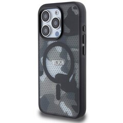 Tumi TUHMP15LTCAMK iPhone 15 Pro 6.1" czarny|black hardcase Frosted Camo Print MagSafe цена и информация | Чехлы для телефонов | pigu.lt