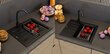 Granito kriauklė virtuvės maišytuvas latakas sifonas rinkinys juodas Milano kaina ir informacija | Virtuvinės plautuvės | pigu.lt
