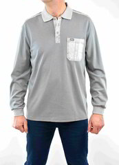Marškinėliai vyrams Mostom 052-3, pilki kaina ir informacija | Vyriški marškinėliai | pigu.lt