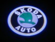 Durelėse montuojami logotipo halogramos šviestuvai, 2 vnt. kaina ir informacija | Automobilių 12V el. priedai | pigu.lt