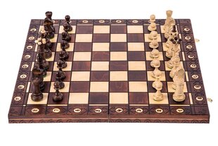 Medinių šachmatų rinkinys Senator Lux kaina ir informacija | Stalo žaidimai, galvosūkiai | pigu.lt