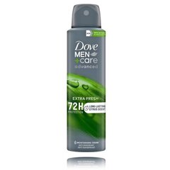 Purškiamas dezodorantas vyrams Dove Men + Care Advanced Extra Fresh 72h, 150 ml kaina ir informacija | Dezodorantai | pigu.lt